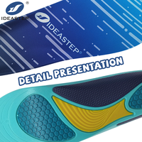 Semelles orthopédiques Ideastep Pairs Arch Support Sports Pu, meilleures semelles orthopédiques médicales pour baskets, coussin ultra-doux et respirant pour le sport