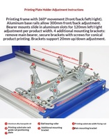 Machine d'impression sérigraphique manuelle à écran incurvé en parfait état pour gobelets en plastique, gobelets cylindriques ronds