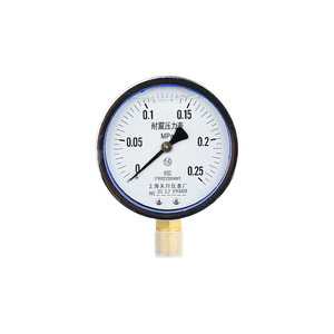 YN-100 Shock Resistant Pressure <b>Gauge</b> 100mm 1.6MPa Analog Shanghai Made - Product Image 4