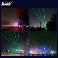 Lampu Laser Hijau DMX512 Tahan Air Hemat Energi untuk Jalan Raya, Landmark, dan Expressway