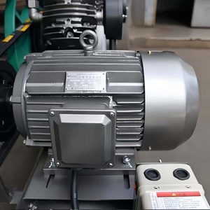 Compresseur d'air industriel silencieux et portable de 0,75 kW, haute pression 380 V, anti-usure, pour réparation de pneus, lubrifié - Product Image 1