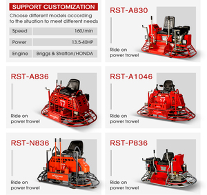 Yeni Tip Hidrolik Kontrollü Benzinli Motorlu Tahrik Güçlü Beton Mala Makinesi Beton Parlatma Helikopteri - Product Image 5
