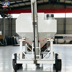 Silo <span class=keywords><strong>de</strong></span> stockage <span class=keywords><strong>de</strong></span> ciment horizontal mobile et portable <span class=keywords><strong>de</strong></span> 15 m³ pour cendres volantes et scories, capacité 10 tonnes, avec roues - Product Image 2
