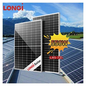 Precio barato Longi 540W 550W panel bifacial solar en Myanmar Japón Turquía <span class=keywords><strong>5</strong></span> <span class=keywords><strong>kW</strong></span> Placa de panel solar para invernadero agrícola - Product Image 2