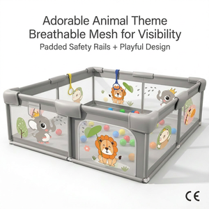 Box per bambini con motivo animale, design senza spazi vuoti e a prova di arrampicata per neonati e bambini piccoli (unisex) - Product Image 1