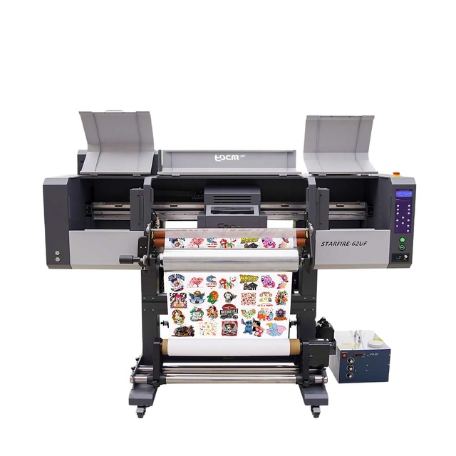 Cheapest Factory Price 60cm Uv Dtf Printer with Laminator 4 in 1 Label Printing Machine Roll Uv Dtf Sticker Printer