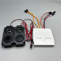 Interruptor Táctil Doble de 5A 60W 12V para Conexión de Altavoces, Reproducción LED, Sensor de Espejo