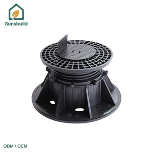 Soportes para Postes de Terraza Sunbuild, Precio de Mayoreo, Más Vendidos, Altura Ajustable, Soportes para Pedestales Flotantes para Exteriores - Product Image 2