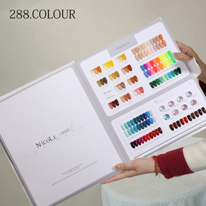 ZRKGEL - Juego de Esmalte de Uñas en Gel de Alta Calidad <span class=keywords><strong>Nicole</strong></span>, 288 Colores, Larga Duración, Sin HEMA/TPO, Altamente Pigmentado, Muestra Gratis, Esmalte de Uñas en Gel UV - Product Image 1