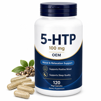 Complément Premium 5-HTP pour le soutien de l'humeur avec Vitamine B6 et Théanine – Vente en gros, Marque Privée, Soutien à la Relaxation, Capsules Végétaliennes