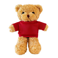 Sweat à capuche en peluche Teddy Bear avec logo personnalisé, cadeau pour événement d'entreprise, avec rembourrage en polyester et coton PP