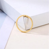 Bague en acier inoxydable, 3mm de large, pour femmes, rayures sculptées, simple et minimaliste, livraison gratuite
