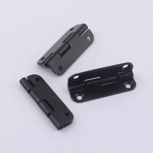 Black Color 90 Degree Black Color Metal Wooden Box Hinge For Jewelry Box Accessories