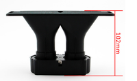 Haut-Parleur Tweeter Piézo Buzzer en Gros, Haut-Parleur Circulaire à Pavillon, Noyau de Corne, Embouchure à Vis, Accessoires de Haut-Parleur en Plastique