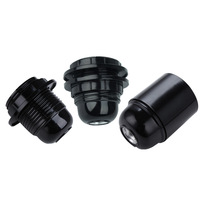 Douille de lampe en bakélite de haute qualité E12 E14 E26 E27 pour ampoule LED, douille de lampe avec vis