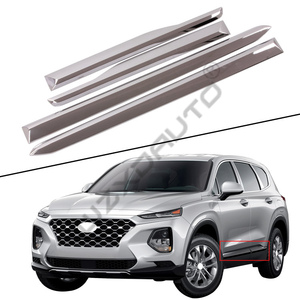 ขอบประตูโครเมียมสำหรับรถยนต์ซานตาเฟ่ ปี 2019  แถบตกแต่งข้างประตู - Product Image 3