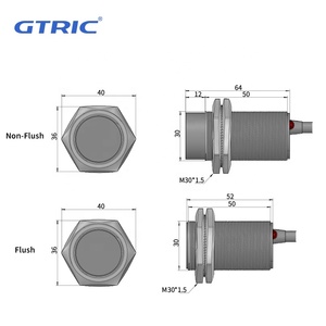 Cảm biến cho ăn công tắc điện dung gtric M30 cho các trang trại gia cầm không tuôn ra khoảng cách 20mm 10-30V 3 dây cảm biến tiệm cận điện dung - Product Image 3