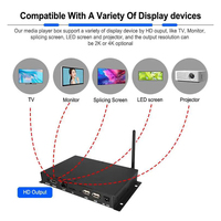 Mini PC Boîtier TV Android 9.0 2K/4K pour Affichage Dynamique, Lecteur Multimédia Allwinner en Aluminium 32 Go, Application CMS, HDR10+, Sans Fil, Pas Cher, Vente en Gros