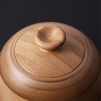 Urna Funeraria Cuadrada de Bambú Personalizable para Cenizas de Mascotas Pequeñas, Ecológica, Biodegradable, Ataúd Natural para Dispersión