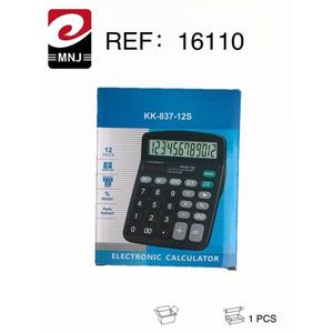 Electronic Calculator KK-837-12S 12 Digits Solar Powered Office Use - Product Image 3