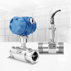 Độ chính xác cao lỏng tuabin lưu lượng kế 4-20mA xung RS485 DIESEL nhiên liệu nước nóng đo lưu lượng cảm biến - Product Image 1