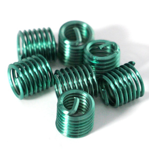 304 cuộn dây thép không gỉ chèn vít tay áo màu xanh lá cây/đỏ màu inch Kích thước hoàn toàn ren với bảo hành 3 năm cho kim loại - Product Image 4