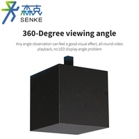 Cubo schermo led esterno interno P2.5 P3 P3.91 P4 wifi 4g cubi led digital signage e visualizza 3d led cubo display