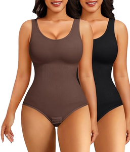 Combinaisons et Bodys Sculptants Gainants à Col Rond Entier, Sans Coutures, Sexy et de Haute Qualité pour Femmes (ODM) - Product Image 1