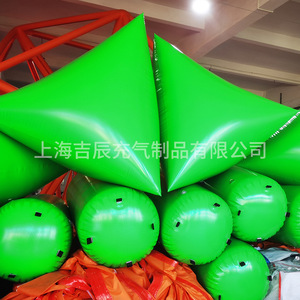Flotador Triangular Inflable Rojo, Impermeable, para Publicidad Exterior - Product Image 2