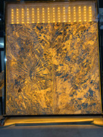 Stonemarkt Translucide naturel flexible rétro-éclairé intérieur mince marbre pierre placage feuilles multicolore décoration panneau de pierre