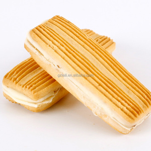 Biscuits sandwichs premium saveur vanille, texture croustillante, procédé de cuisson par étirage, crème douce, œuf, <span class=keywords><strong>yaourt</strong></span>, <span class=keywords><strong>chocolat</strong></span> - Product Image 6
