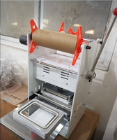 Machine de scellage semi-automatique électrique pour barquettes en plastique et en carton, idéale pour la restauration rapide et les boîtes à lunch