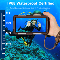 Funda Protectora Sumergible para Celulares de 6.9 Pulgadas, Diseño Deportivo de Segunda Generación, Resistente a Impactos y Agua, con Orificios de Ventilación
