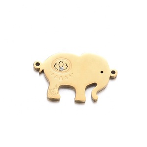 Yiwu acеon из нержавеющей стали различные формы животного логотип очарование фирменное название DIY Ювелирные изделия расширитель Drop <span class=keywords><strong>Tag</strong></span> вырезанный штампованный Шарм - Product Image 5