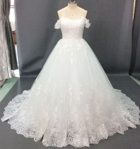 Nuevo Vestido de Novia de Diseñador <span class=keywords><strong>2022</strong></span>, Vestido de Novia de Tul con Hombros Descubiertos, Vestido de Matrimonio - Product Image 6