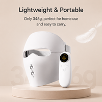 Masque facial LED rechargeable OEM d'usine, appareil de soin de la peau 5D, équipement de beauté portable, vente en gros