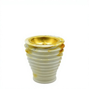 เตาเผาบุคูร์ไม้จันทน์หอมเรซิ่นอีพ็อกซี่งานฝีมือ Desert Pearl Flame พร้อมแท่นวางน้ำหอมอูดแบบพรีเมียม ทำด้วยมือ เป็นมิตรกับสิ่งแวดล้อม จุดติดเร็ว - Product Image 1