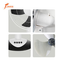 Ventilateur de table circulaire portable de 16 pouces pour bureau, petit ventilateur de bureau durable pour usage industriel
