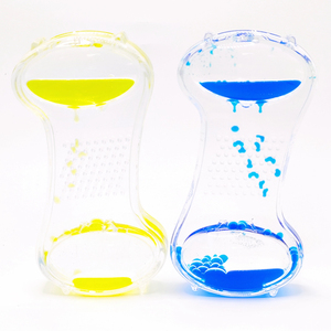 Hot Bán Nhựa Dầu Đồng Hồ Cát Handmade Ba Màu Giọt Chất Lỏng Cát Đồng Hồ Hẹn Giờ Trẻ Em Người Lớn Lỏng Chuyển Động Hẹn Giờ - Product Image 2