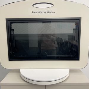 Fenêtre en alliage d'aluminium à poussée d'angle droit pour caravanes camping-cars camping-cars remorque en forme de larme voiture camping certifié e-mark - Product Image 6