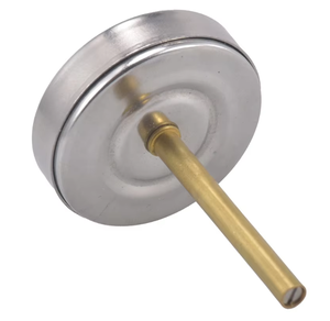 Diskon besar termometer Bimetal kualitas tinggi semua Stainless dengan kuningan pemeriksaan dasar kaca industri portabel & tipe belakang - Product Image 5