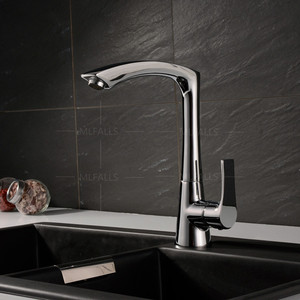 Robinet d'évier <span class=keywords><strong>de</strong></span> cuisine à <span class=keywords><strong>col</strong></span> <span class=keywords><strong>de</strong></span> <span class=keywords><strong>cygne</strong></span> à levier unique - Product Image 2