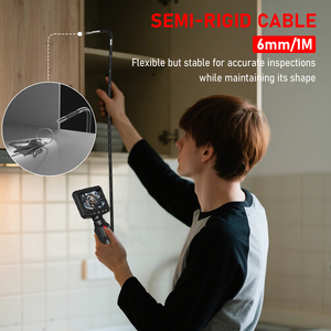 Nuevo modelo U400 360 Dirección 6mm Diámetro 1 metros 4,3 pulgadas Endoscopio industrial para inspección de automóviles Inspección de alcantarillado doméstico - Product Image 5