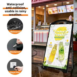 New Design Outdoor Mini Full Color Led 2.5 Ip65 Portable Digital Signage Kiosk Menu Ad Player Shopping Mall Tp 4500 - Product Image 6