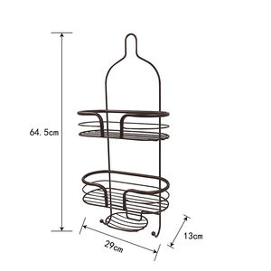 Hot Selling Hanging <strong>Shower</strong> Organizer Rack Wall Mounted <strong>Shower</strong> <strong>Caddy</strong> with <strong>Over</strong> <strong>Shower</strong> Head for Bathroom - Product Image 5