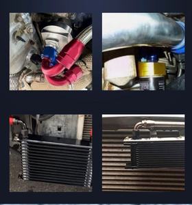 Juego de cárteres de aceite divididos, adecuado para enfriador de aceite de motor AN10, radiador de estilo inglés de conjunto dividido - Product Image 6