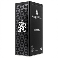 Boîte à café rectangulaire en fer blanc sur mesure, hermétique, pour stockage, emballage 1000g