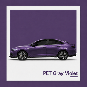 Vinilo Adhesivo Gris Violeta PET de Alto Brillo Antiarañazos con Liberación de Aire para Envoltura Completa de Automóviles, Rollo de Vinilo que Cambia de Color - Product Image 1