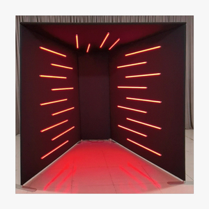 OEM 맞춤형 간편 설치 LED 알루미늄 보그 360 포토 부스 CMYK 열전사 인쇄 7.5피트 큐브 사이즈 (쇼/파티용) - Product Image 3