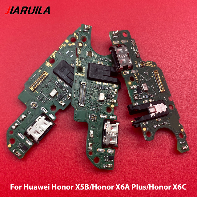Mobile Phone USB Charger Port Flex Cable Board for HUAWEI Honor X5 X6 X7 X8A X8B Plus Charging Dock Load Plate